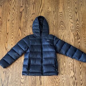 Patagonia Navy Puffer Jacket with Hood